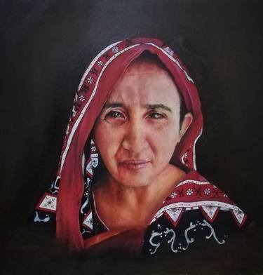 Original Realism Portrait Paintings by Eman F