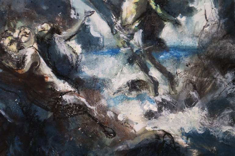 Original Expressionism Classical Mythology Painting by Miguel Angel Paolin