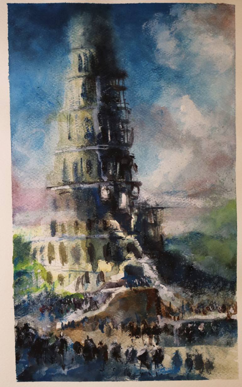 Original Expressionism Classical Mythology Painting by Miguel Angel Paolin