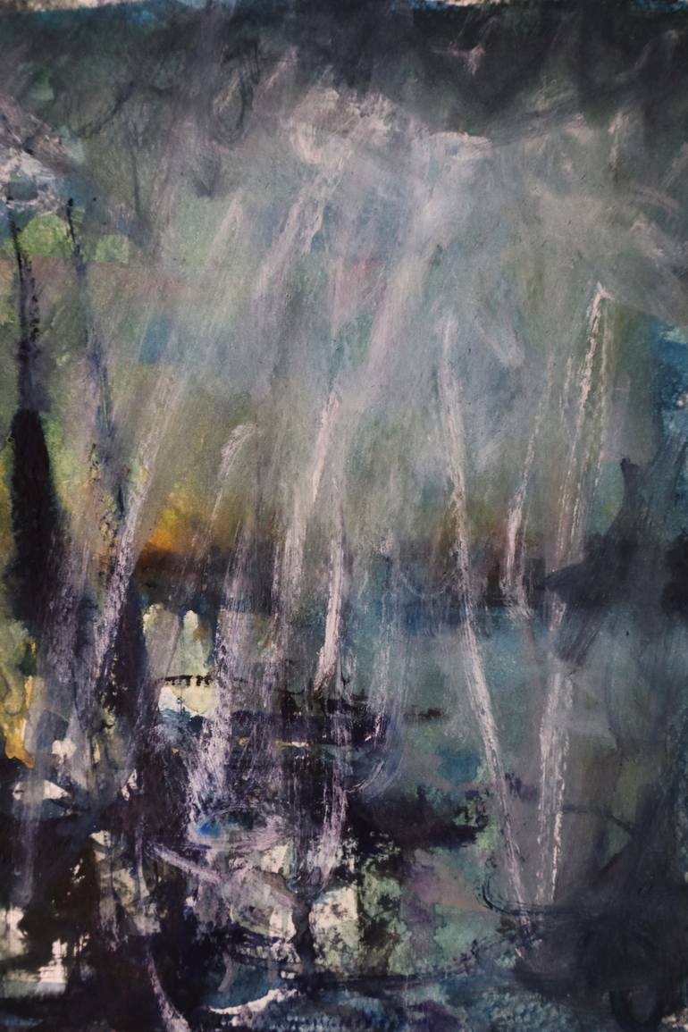 Original Expressionism Landscape Painting by Miguel Angel Paolin