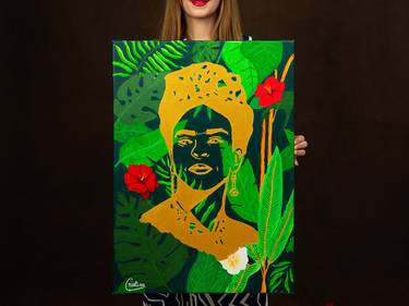 Frida Kahlo Pop Art Painting thumb