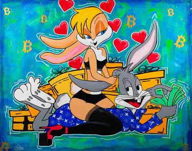 Bugs Bunny - Louis Vuitton - Artash Hakobyan - Acrylic on Canvas
