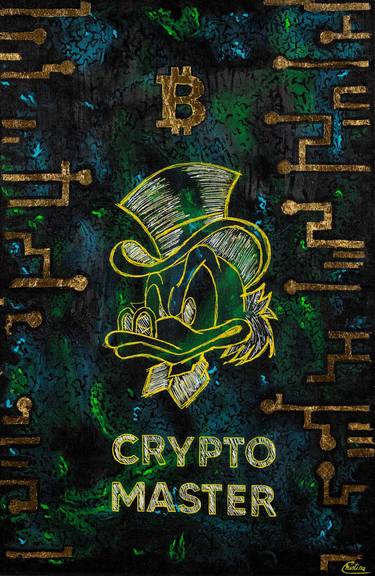 Crypto Master - Crypto Pop Art Painting with Scrooge McDuck thumb