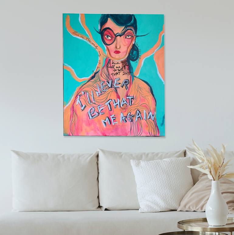 Original Figurative Women Painting by Eugene Kwan