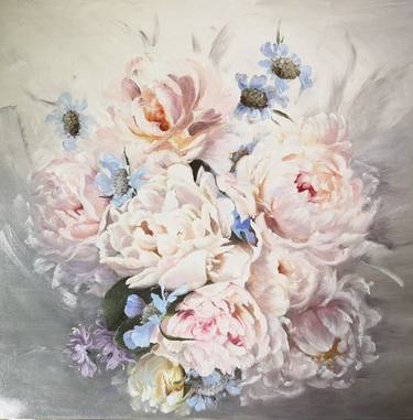 Original Floral Paintings by Diana Serviene