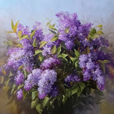 Original Realism Floral Paintings by Diana Serviene