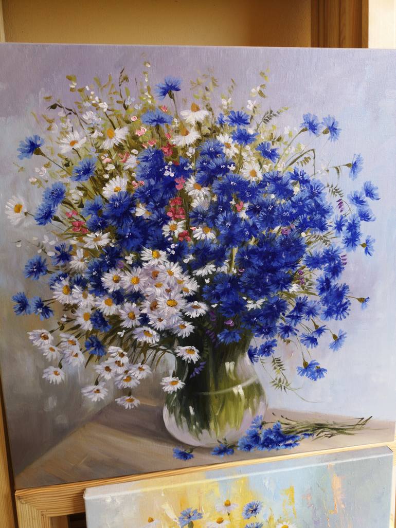 Flowers Painting by Diana Serviene Saatchi Art