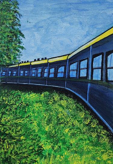 Print of Fine Art Train Paintings by Kamini Gajendiran