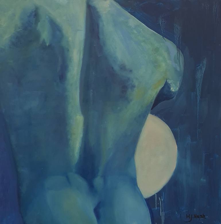 Original Abstract Expressionism Nude Paintings by Michael Nash