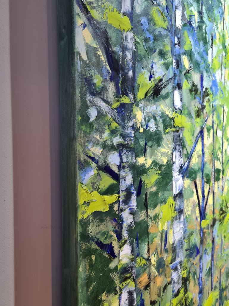 Original Impressionism Landscape Painting by Michael Nash