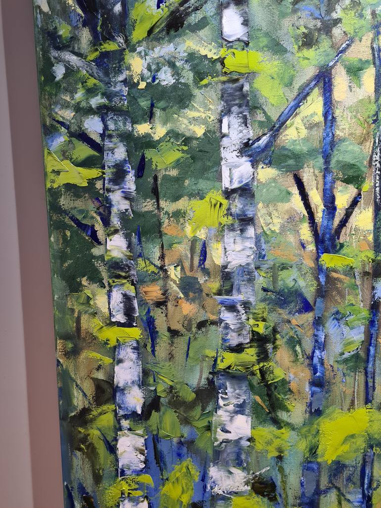 Original Impressionism Landscape Painting by Michael Nash