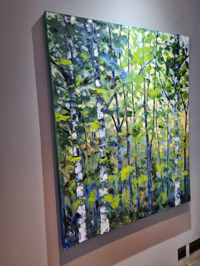 Original Impressionism Landscape Painting by Michael Nash