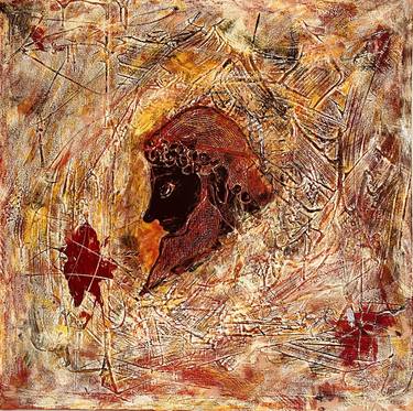 Original Abstract Expressionism Classical Mythology Paintings by Kivanç Nalça