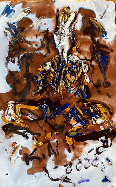 Original Abstract Expressionism Abstract Paintings by Kivanç Nalça