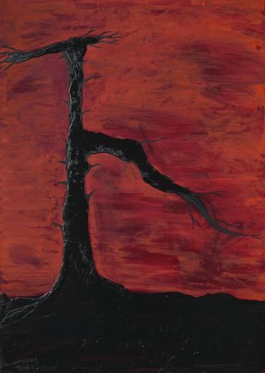 Print of Abstract Expressionism Tree Paintings by KIVANÇ NALÇA