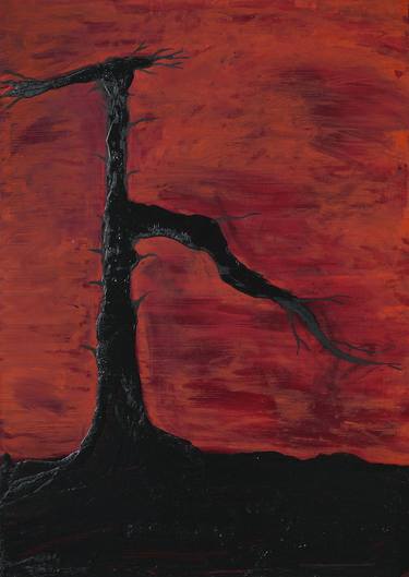 Original Abstract Expressionism Tree Paintings by KIVANÇ NALÇA