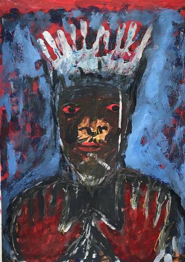 Original Abstract Classical mythology Mixed Media by Kivanç Nalça
