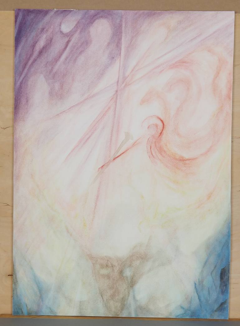 Original Expressionism Religion Painting by Franciscus Spaan