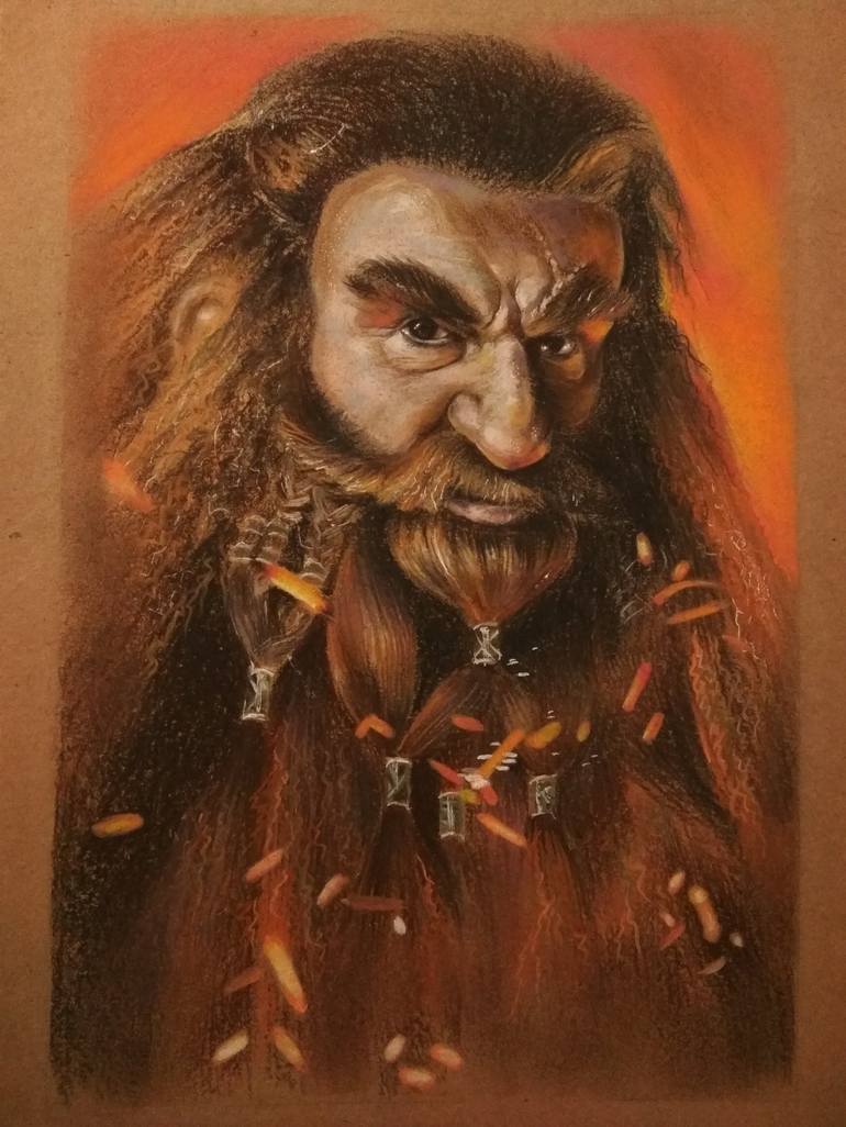 Dwarf Painting by Kseniya Morozova | Saatchi Art