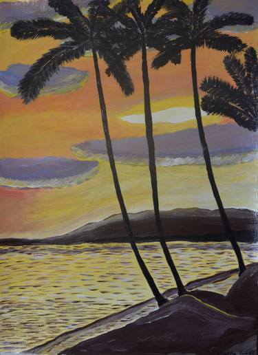 The Sunset of Tropical Scene thumb