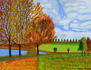 Original Fine Art Landscape Paintings by Magdalena Frohnsdorff