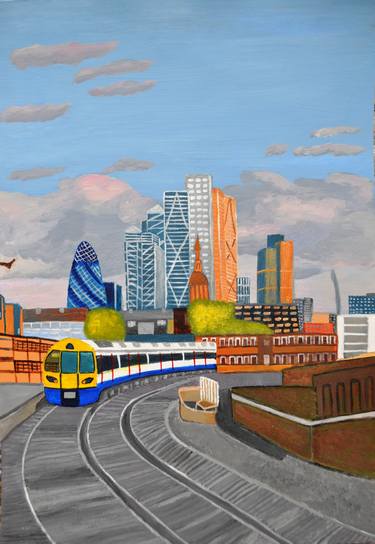 Print of Train Paintings by Magdalena Frohnsdorff