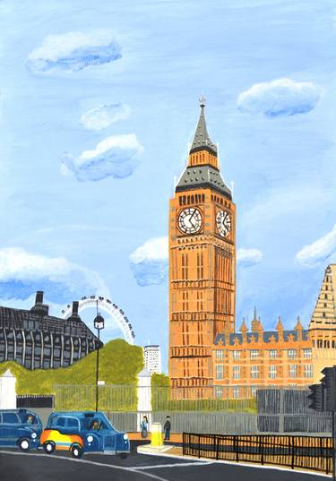Original Fine Art Cities Paintings by Magdalena Frohnsdorff