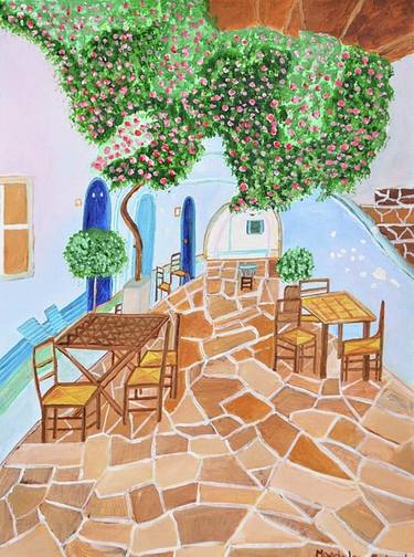 Original Fine Art Travel Paintings by Magdalena Frohnsdorff