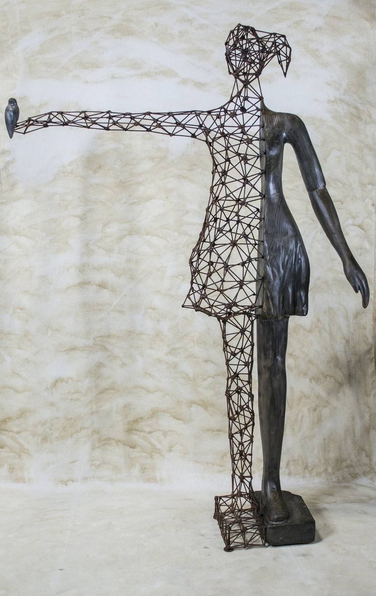 Original Abstract Expressionism Women Sculpture by isik keskinler