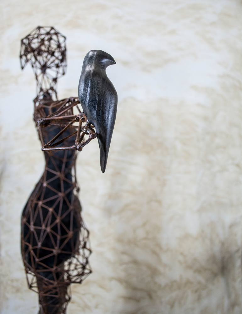 Original Abstract Expressionism Women Sculpture by Isik Keskinler