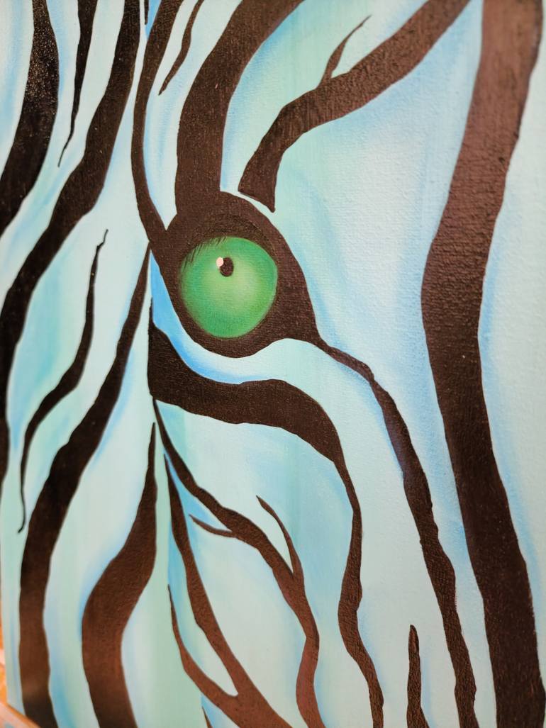 Original Abstract Animal Painting by Olya Enina