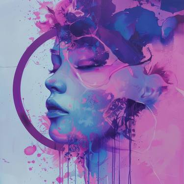 Original Abstract Women Digital by Olya Enina