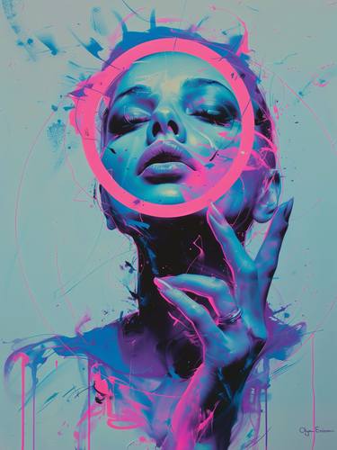 Original Abstract Women Digital by Olya Enina