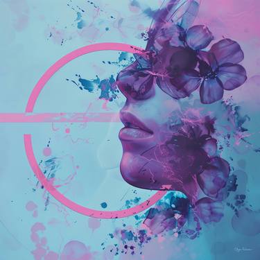 Original Abstract Body Digital by Olya Enina