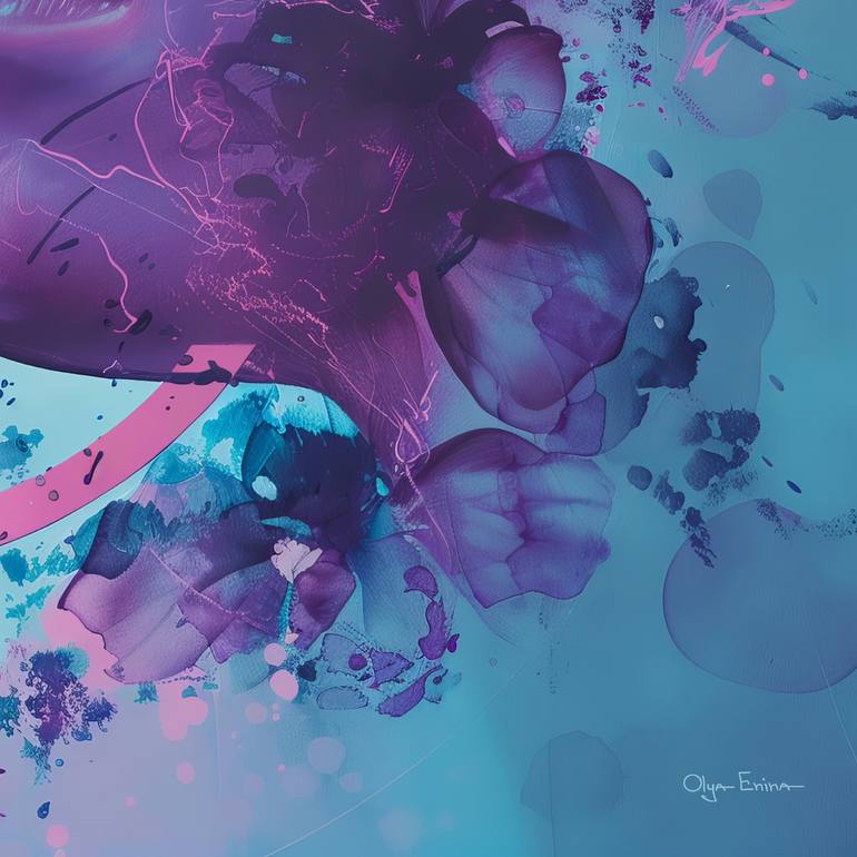 Original Abstract Body Digital by Olya Enina