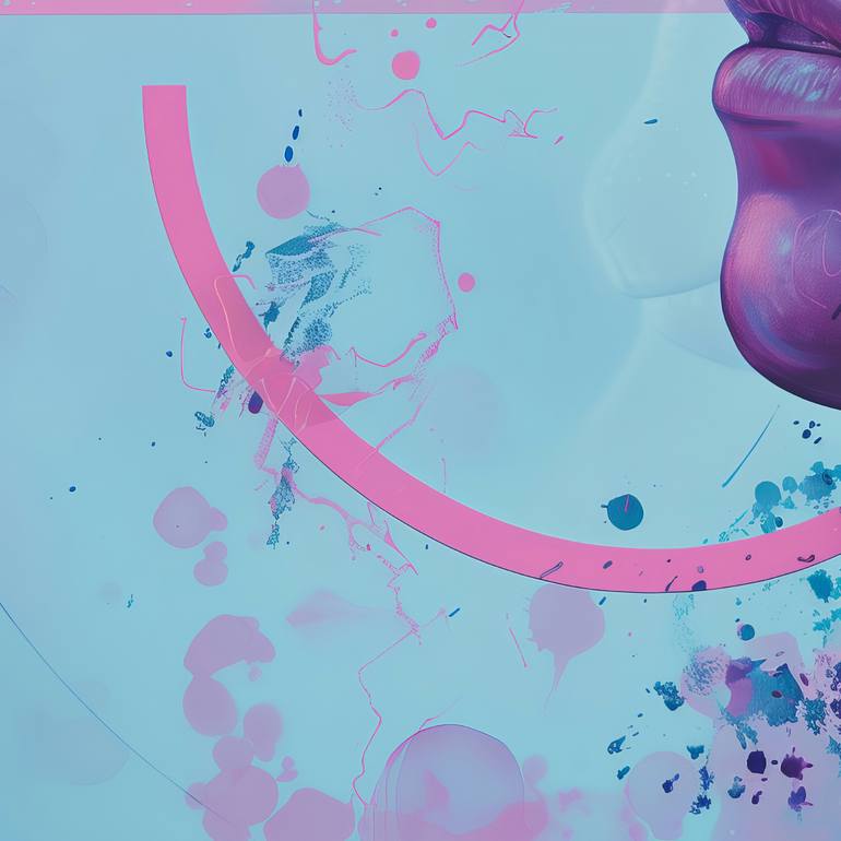 Original Abstract Body Digital by Olya Enina