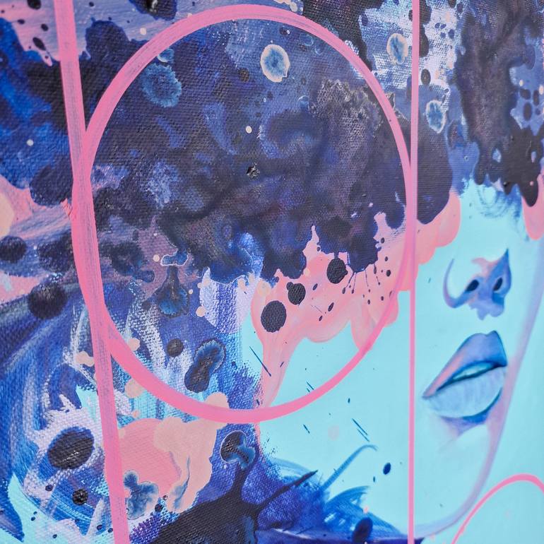 Original Abstract Women Painting by Olya Enina