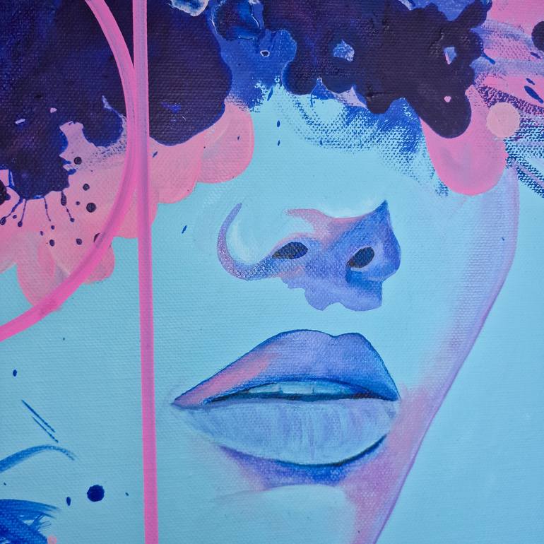 Original Abstract Women Painting by Olya Enina