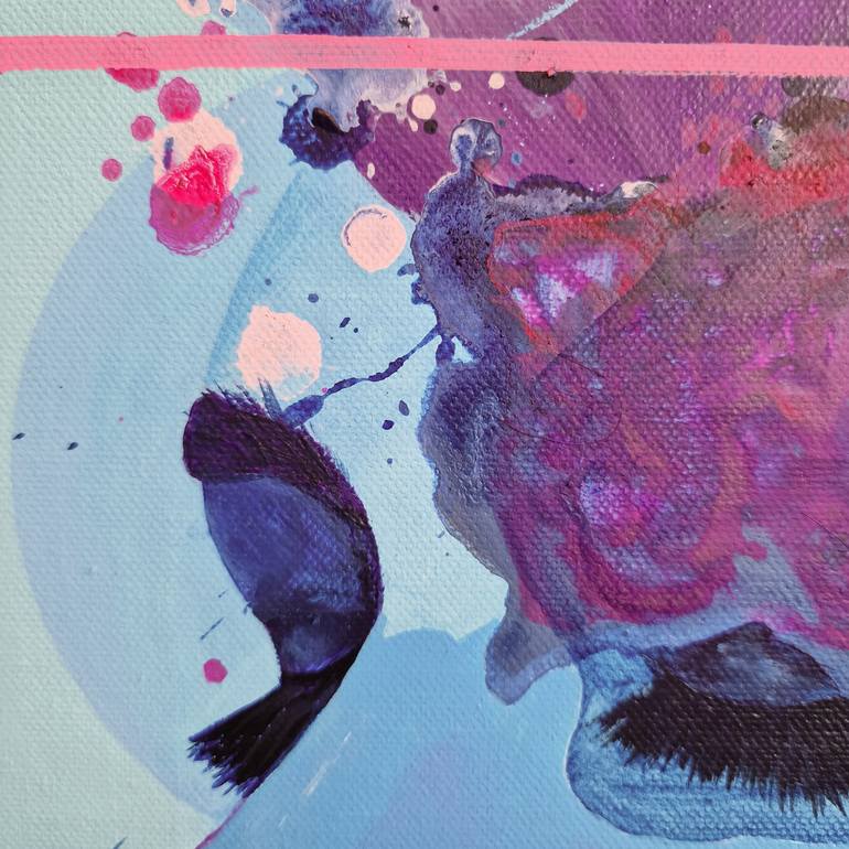 Original Abstract Women Painting by Olya Enina