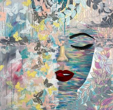 Print of Abstract Portrait Paintings by Olya Enina