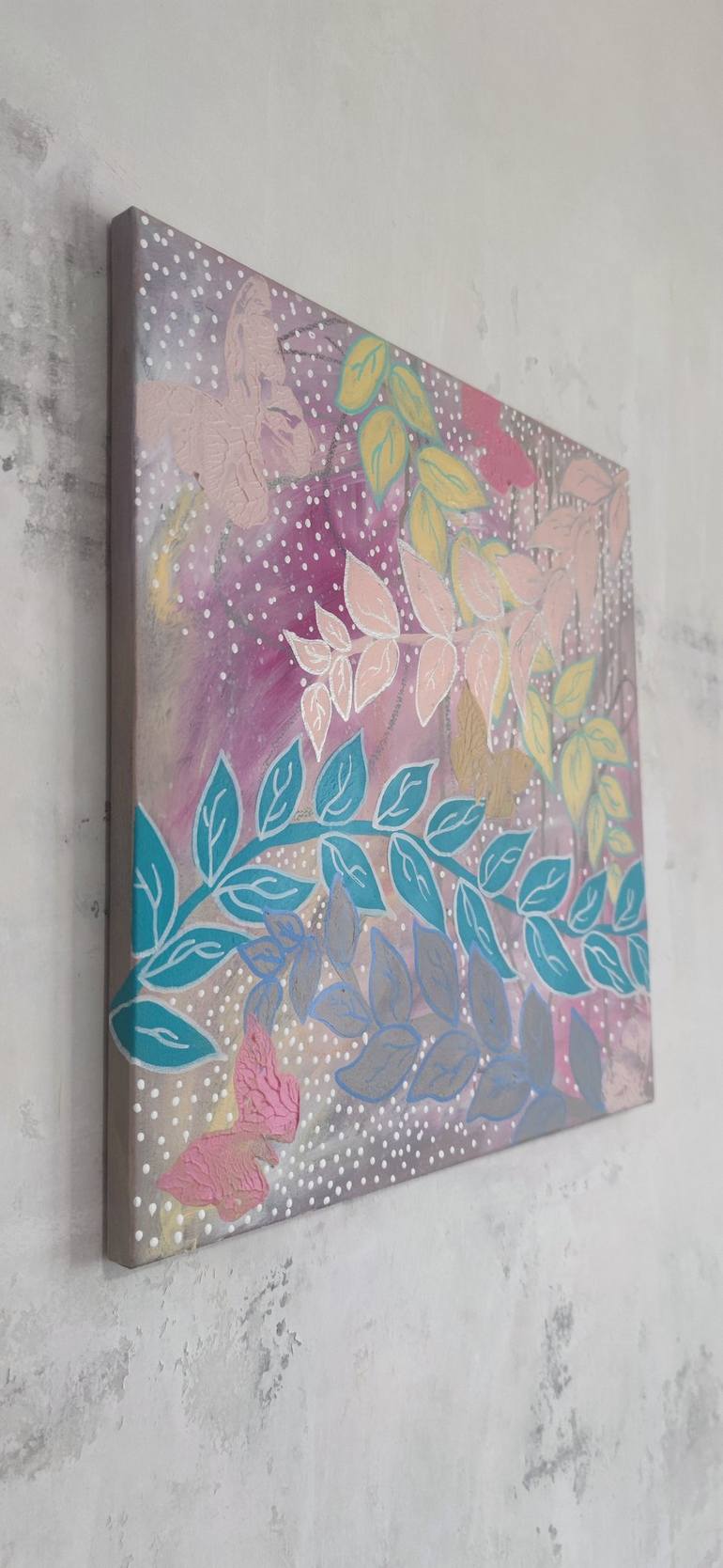 Original Contemporary Floral Painting by Olya Enina