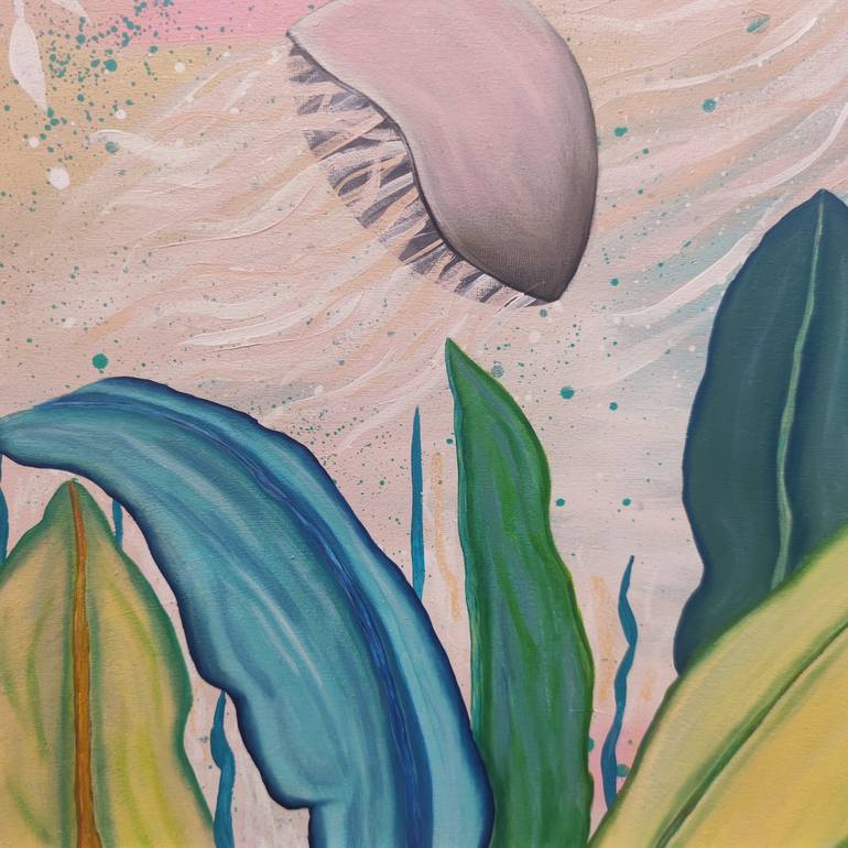 Original Contemporary Fish Painting by Olya Enina