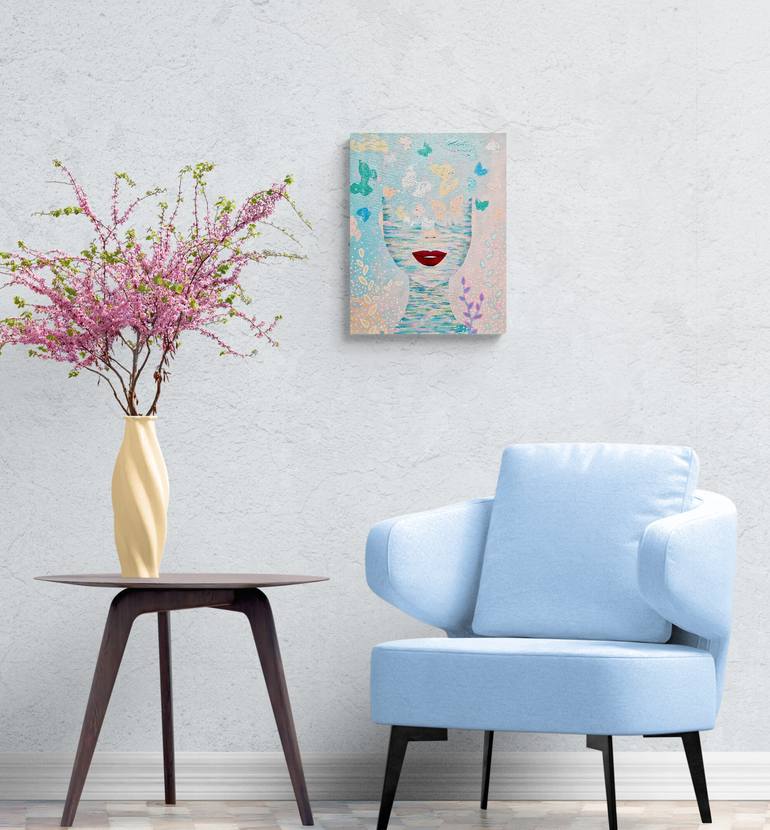 Original Portraiture People Painting by Olya Enina