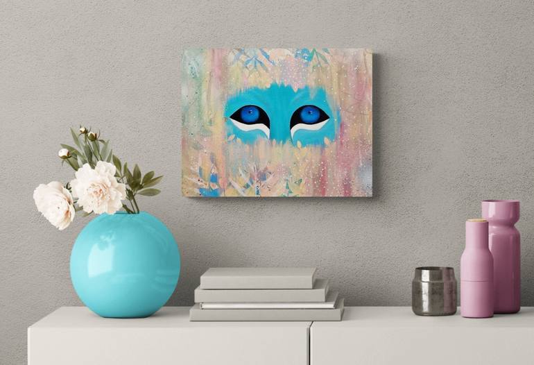 Original Abstract Animal Painting by Olya Enina