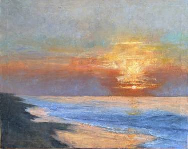 Original Contemporary Seascape Painting by Ann M Lawtey