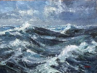 Original Seascape Paintings by Ann M Lawtey