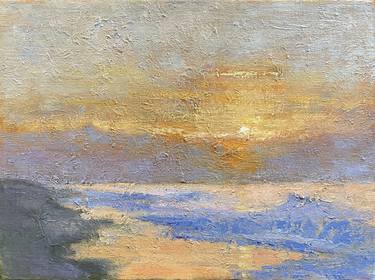 Original Impressionism Seascape Paintings by Ann M Lawtey