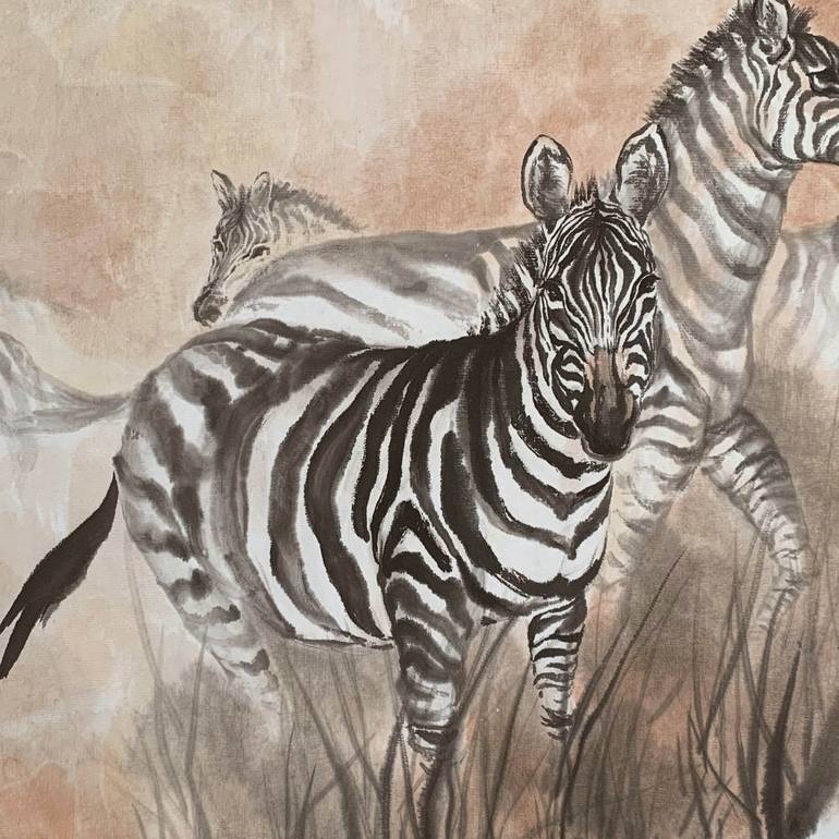 Original Animal Painting by Fiona Sheng