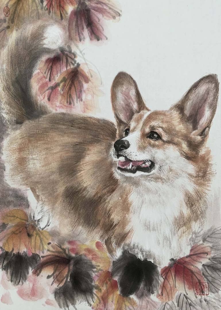 Original Animal Painting by Fiona Sheng