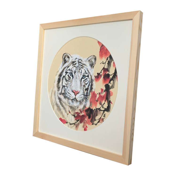 Original Expressionism Animal Painting by Fiona Sheng